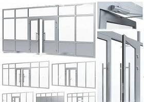 现代金属门窗3D模型下载 现代金属门窗3D模型下载