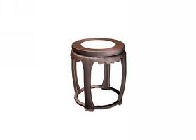 传统中式原木色圆形木艺凳子3D模型下载 传统中式原木色圆形木艺凳子3D模型下载