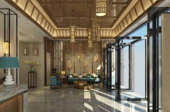 新中式大厅 客厅 沙发茶几 餐桌椅 客厅 吊灯 挂画 玄关3D模型下载 新中式大厅 客厅 沙发茶几 餐桌椅 客厅 吊灯 挂画 玄关3D模型下载