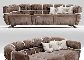 现代绒布多人沙发3D模型下载 现代绒布多人沙发3D模型下载