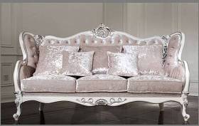 欧式新古典粉色布艺双人沙发3D模型下载 欧式新古典粉色布艺双人沙发3D模型下载