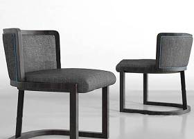 新中式布艺单椅组合3d模型下载 新中式布艺单椅组合3d模型下载