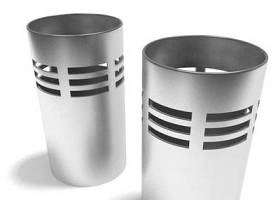 银色金属垃圾桶3D模型下载 银色金属垃圾桶3D模型下载