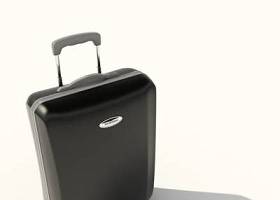 黑色塑料行李箱3D模型下载 黑色塑料行李箱3D模型下载