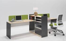 现代高级灰双人位办公桌组合3D模型下载 现代高级灰双人位办公桌组合3D模型下载