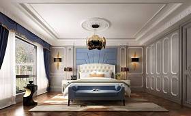 欧式卧室空间3D模型下载 欧式卧室空间3D模型下载