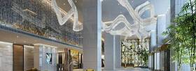 现代酒店大堂 现代玻璃吊灯3D模型下载 现代酒店大堂 现代玻璃吊灯3D模型下载