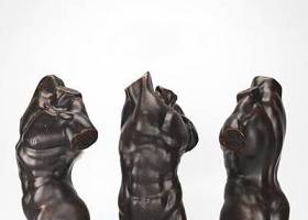 现代铜像人体雕塑组合3D模型下载 现代铜像人体雕塑组合3D模型下载
