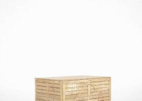 现代黄色长方形木艺箱子3D模型下载 现代黄色长方形木艺箱子3D模型下载