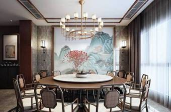 中式餐厅空间3D模型下载 中式餐厅空间3D模型下载