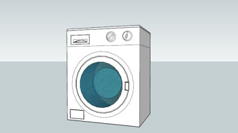 洗衣机 照相机 洗衣机 SU模型下载 洗衣机 照相机 洗衣机 SU模型下载