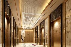 现代金色酒店电梯间3D模型下载 现代金色酒店电梯间3D模型下载