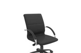 现代黑色布艺电脑椅3D模型下载 现代黑色布艺电脑椅3D模型下载