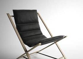现代黑色布艺躺椅3D模型下载 现代黑色布艺躺椅3D模型下载