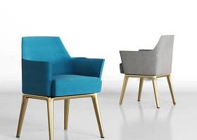 现代金属布艺单椅组合3D模型下载 现代金属布艺单椅组合3D模型下载
