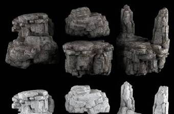 现代岩石石头3D模型下载 现代岩石石头3D模型下载