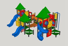 儿童游乐设施su模型下载 儿童游乐设施su模型下载