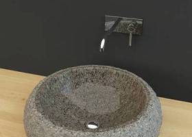 现代石头台盆3D模型下载下载 现代石头台盆3D模型下载下载