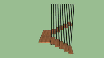 楼梯在现代掉头 编钟 排箫 筷子 SU模型下载 楼梯在现代掉头 编钟 排箫 筷子 SU模型下载