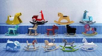 现代儿童木马摇椅玩具3D模型下载 现代儿童木马摇椅玩具3D模型下载