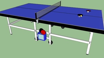桌球 草图大师模型SU模型下载 桌球 草图大师模型SU模型下载