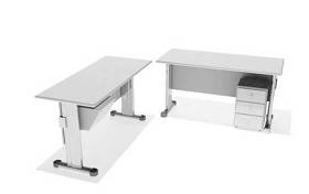 现代白色木艺办公桌3D模型下载 现代白色木艺办公桌3D模型下载