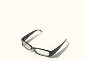 黑色塑料眼镜3D模型下载 黑色塑料眼镜3D模型下载