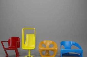 现代塑料儿童坐椅组合3D模型下载 现代塑料儿童坐椅组合3D模型下载