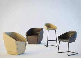 第一季模型套装（国外单体）皮艺时尚椅子方形 椅子 原木 圆形 金属 单体 原木椅3D模型下载 第一季模型套装（国外单体）皮艺时尚椅子方形 椅子 原木 圆形 金属 单体 原木椅3D模型下载