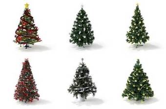 现代圣诞树3D模型下载 现代圣诞树3D模型下载