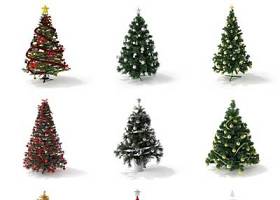 现代圣诞树3D模型下载 现代圣诞树3D模型下载