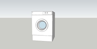现代，新古典、欧式电器、洗衣机SU模型下载 现代，新古典、欧式电器、洗衣机SU模型下载
