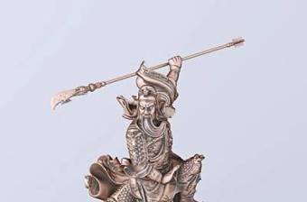 中式威武关公舞刀雕塑3D模型下载 中式威武关公舞刀雕塑3D模型下载