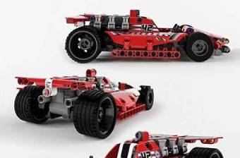 现代乐高方程式赛车玩具3D模型下载 现代乐高方程式赛车玩具3D模型下载