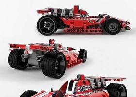 现代乐高方程式赛车玩具3D模型下载 现代乐高方程式赛车玩具3D模型下载