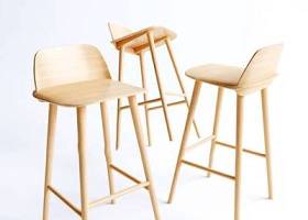 现代实木吧台椅3d模型下载 现代实木吧台椅3d模型下载