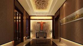 新中式酒店玄关过道 新中式长方形装饰墙3D模型下载 新中式酒店玄关过道 新中式长方形装饰墙3D模型下载