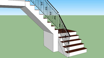 模型楼梯 楼梯 楼梯扶手 SU模型下载 模型楼梯 楼梯 楼梯扶手 SU模型下载