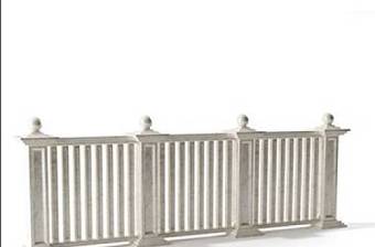 欧式简约灰色大理石栏杆3D模型下载 欧式简约灰色大理石栏杆3D模型下载