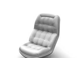 现代白模皮质汽车座椅3D模型下载 现代白模皮质汽车座椅3D模型下载