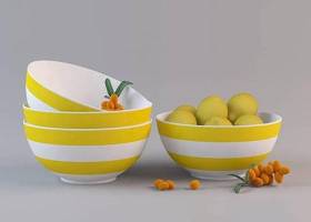 黄白条纹水果盆食物 食品 水果 果蔬 陶瓷水果碗 彩色水果碗3D模型下载 黄白条纹水果盆食物 食品 水果 果蔬 陶瓷水果碗 彩色水果碗3D模型下载