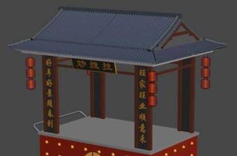 古代建筑亭子3D模型下载 古代建筑亭子3D模型下载