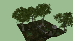 树包3D 植物 其他 岩石 画 悬崖 SU模型下载 树包3D 植物 其他 岩石 画 悬崖 SU模型下载