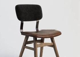 北欧复古皮革单椅3D模型下载 北欧复古皮革单椅3D模型下载