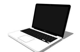 笔记本电脑SU模型下载 笔记本电脑SU模型下载