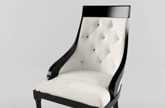 欧式皮革单椅餐椅3D模型下载下载 欧式皮革单椅餐椅3D模型下载下载