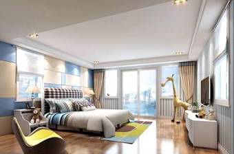 现代儿童卧室空间3D模型下载 现代儿童卧室空间3D模型下载