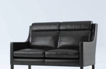 美式简约黑色皮质双人沙发3D模型下载 美式简约黑色皮质双人沙发3D模型下载