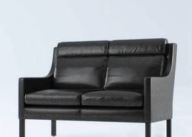 美式简约黑色皮质双人沙发3D模型下载 美式简约黑色皮质双人沙发3D模型下载