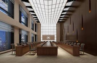 现代大会议室3D模型下载 现代大会议室3D模型下载